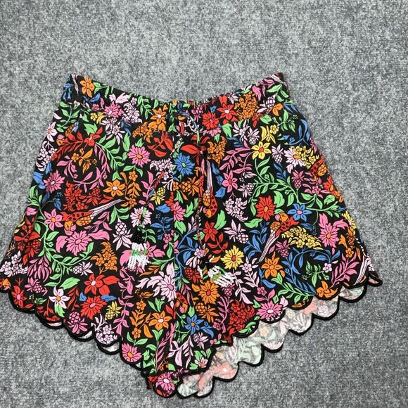 Farm Rio Pants - Farm Rio Shorts Womens Size S Tropical Garden Linen Blend  Beach Casual Vacation